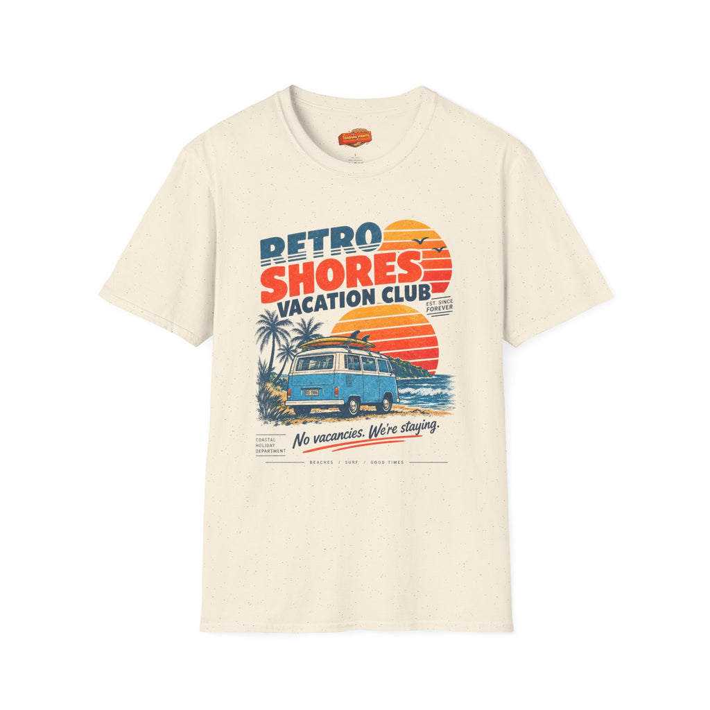 Retro Shores Vacation Club T-Shirt — No Vacancies