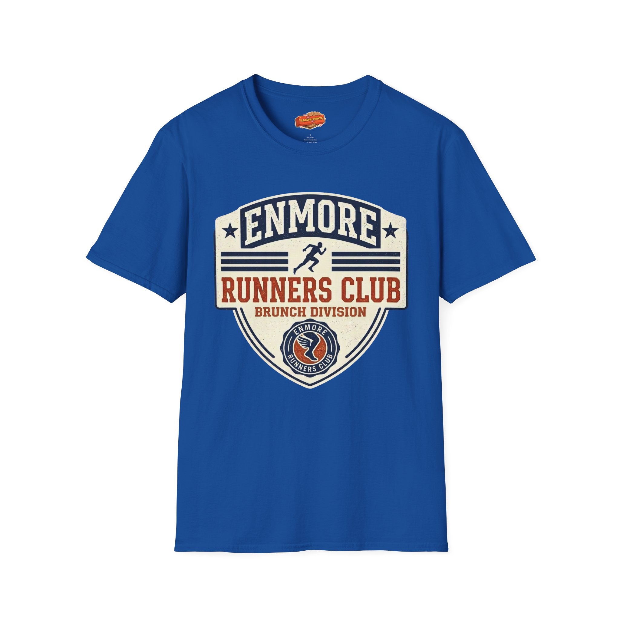 Enmore Runners Club T-Shirt — Vintage Brunch Club Cream