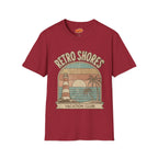 Retro Shores Vacation Club T-Shirt —Vintage Sunset Lighthouse