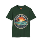 Retro Shores Vacation Club T-Shirt — Vintage Wave Badge