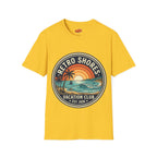 Retro Shores Vacation Club T-Shirt — Vintage Wave Badge