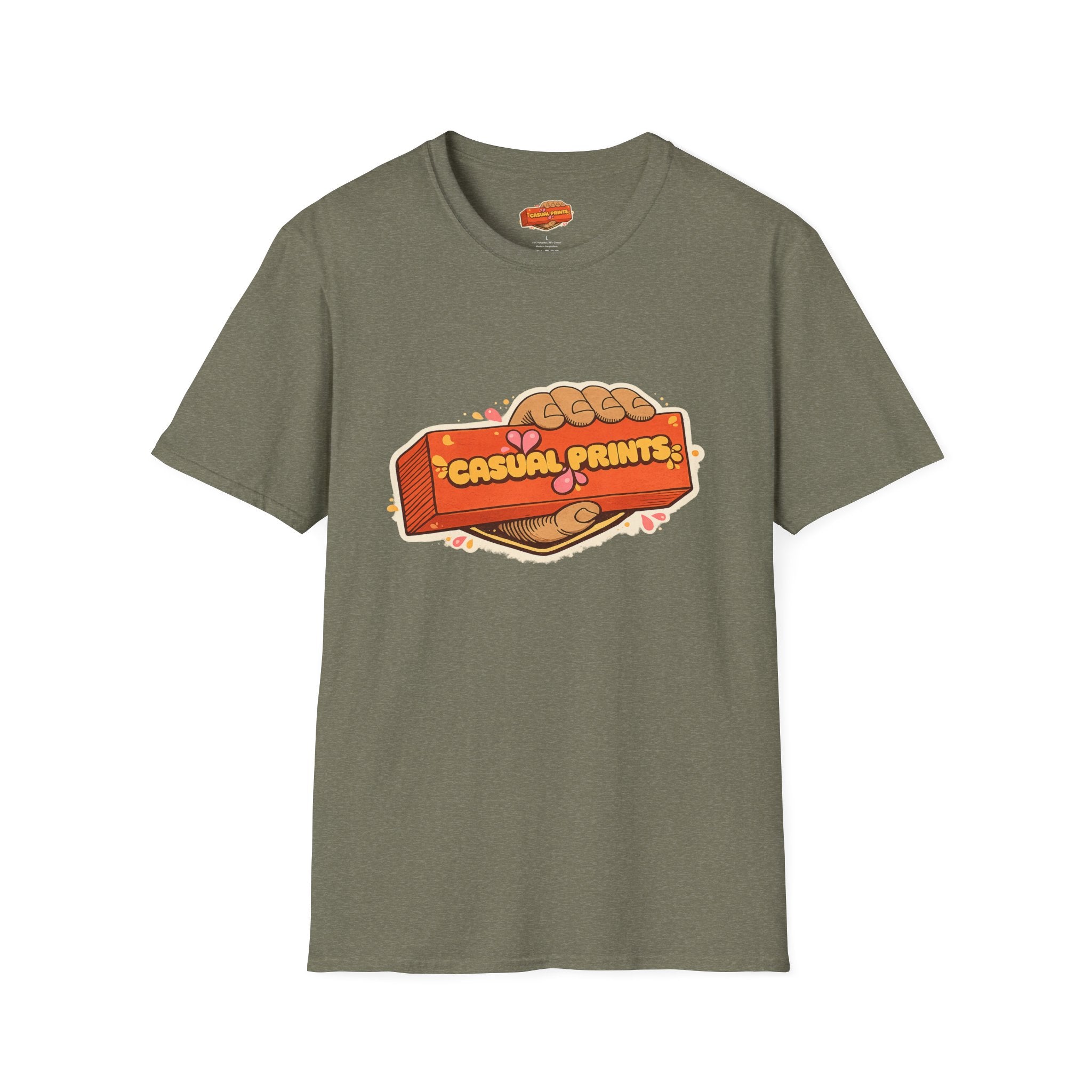 T-Shirt —Handheld 'Casual Prints' Logo Tee
