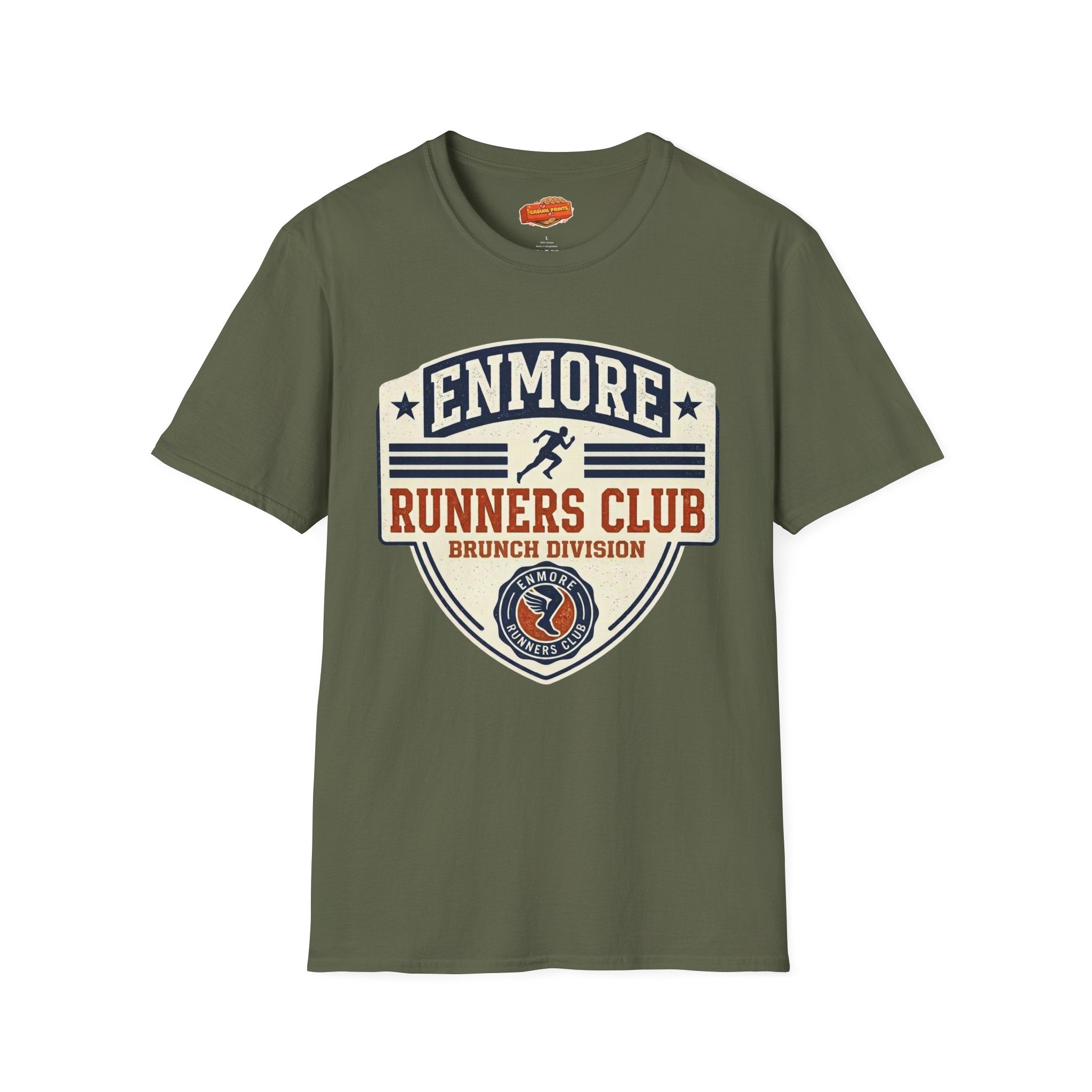 Enmore Runners Club T-Shirt — Vintage Brunch Club Cream