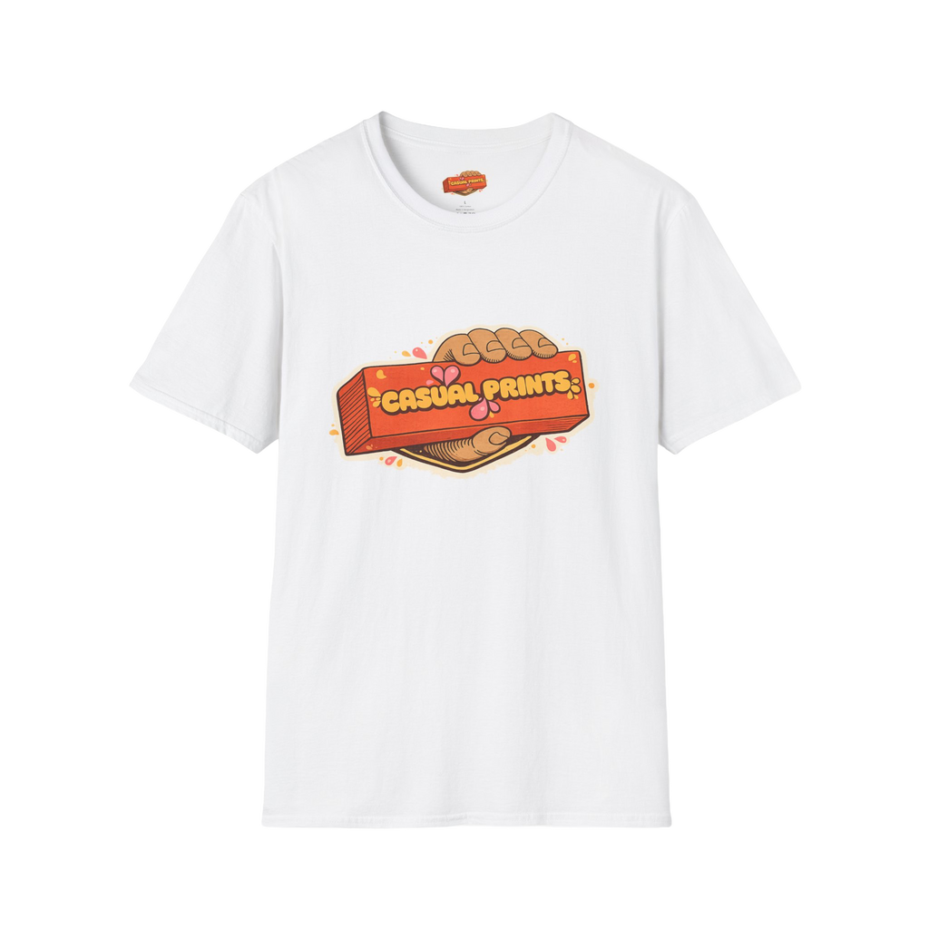 T-Shirt —Handheld 'Casual Prints' Logo Tee