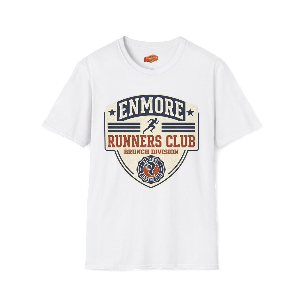 Enmore Runners Club T-Shirt — Vintage Brunch Club Cream