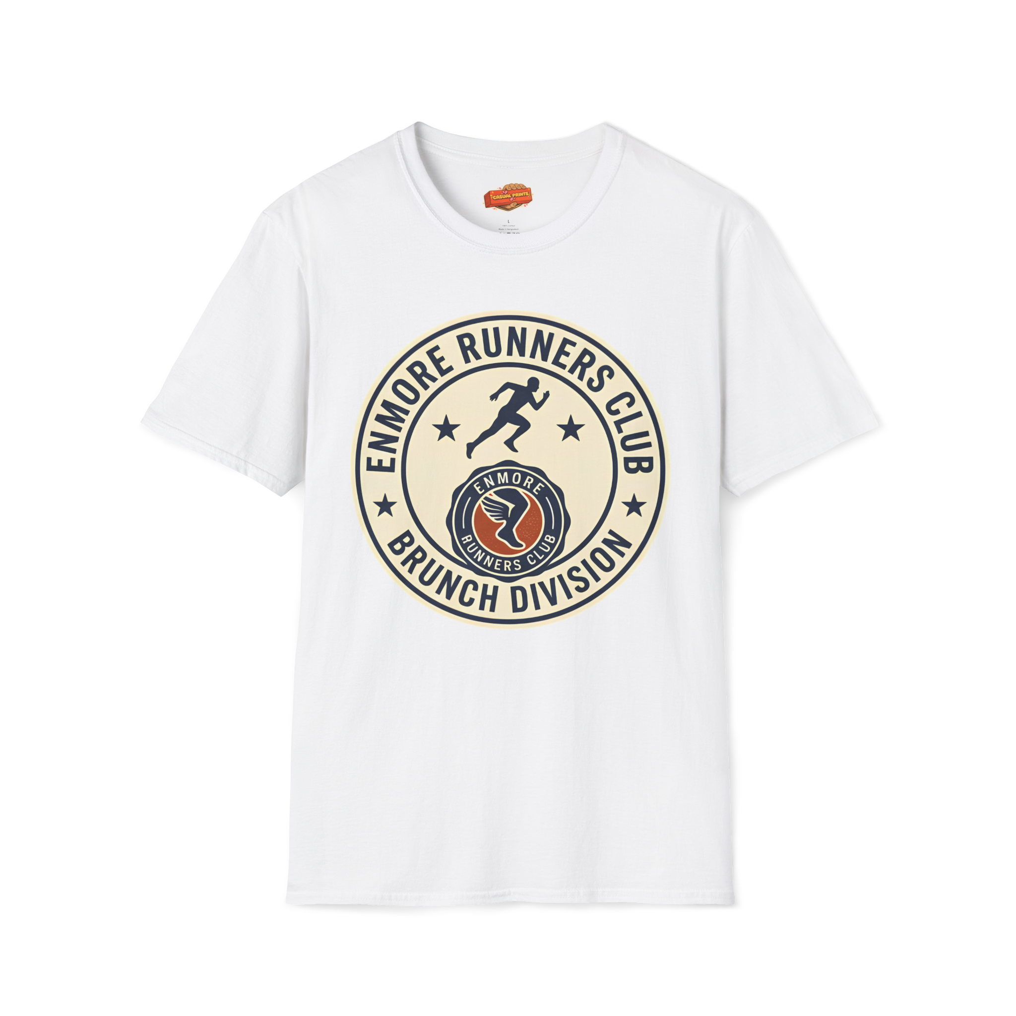 Enmore Runners Club T-Shirt — Vintage Brunch Division Logo