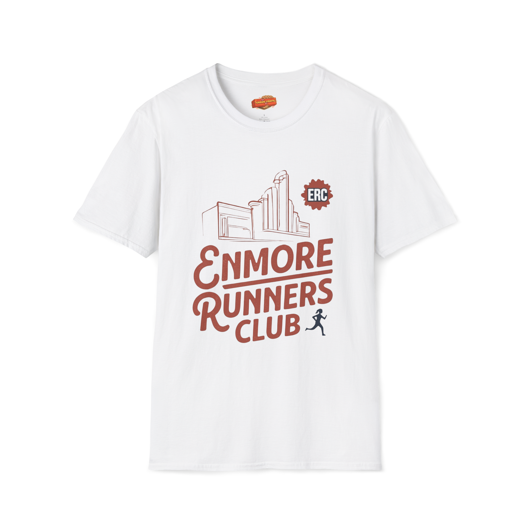 Enmore Runners Club T-Shirt — Vintage City Skyline