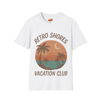 Retro Shores Vacation Club T-Shirt —Vintage Moonrise Palm