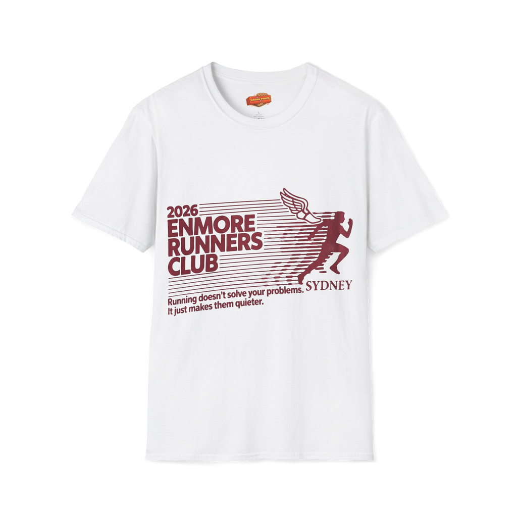 Enmore Runners Club T-Shirt — Winged Runner