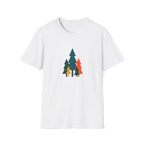 Retro Colourful Pine Tree T-Shirt — Forest Graphic