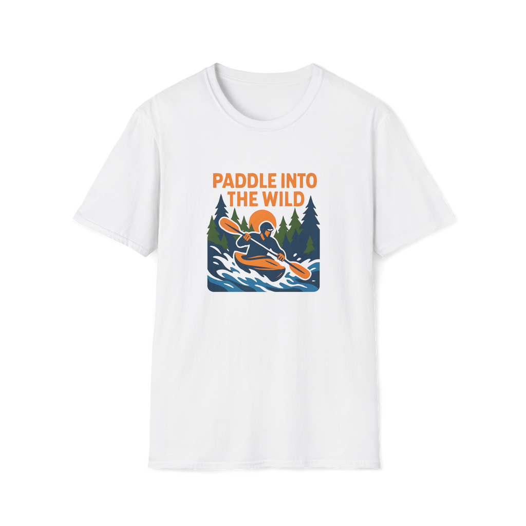 Paddle Into The Wild Kayak T‑Shirt — Outdoor Adventure