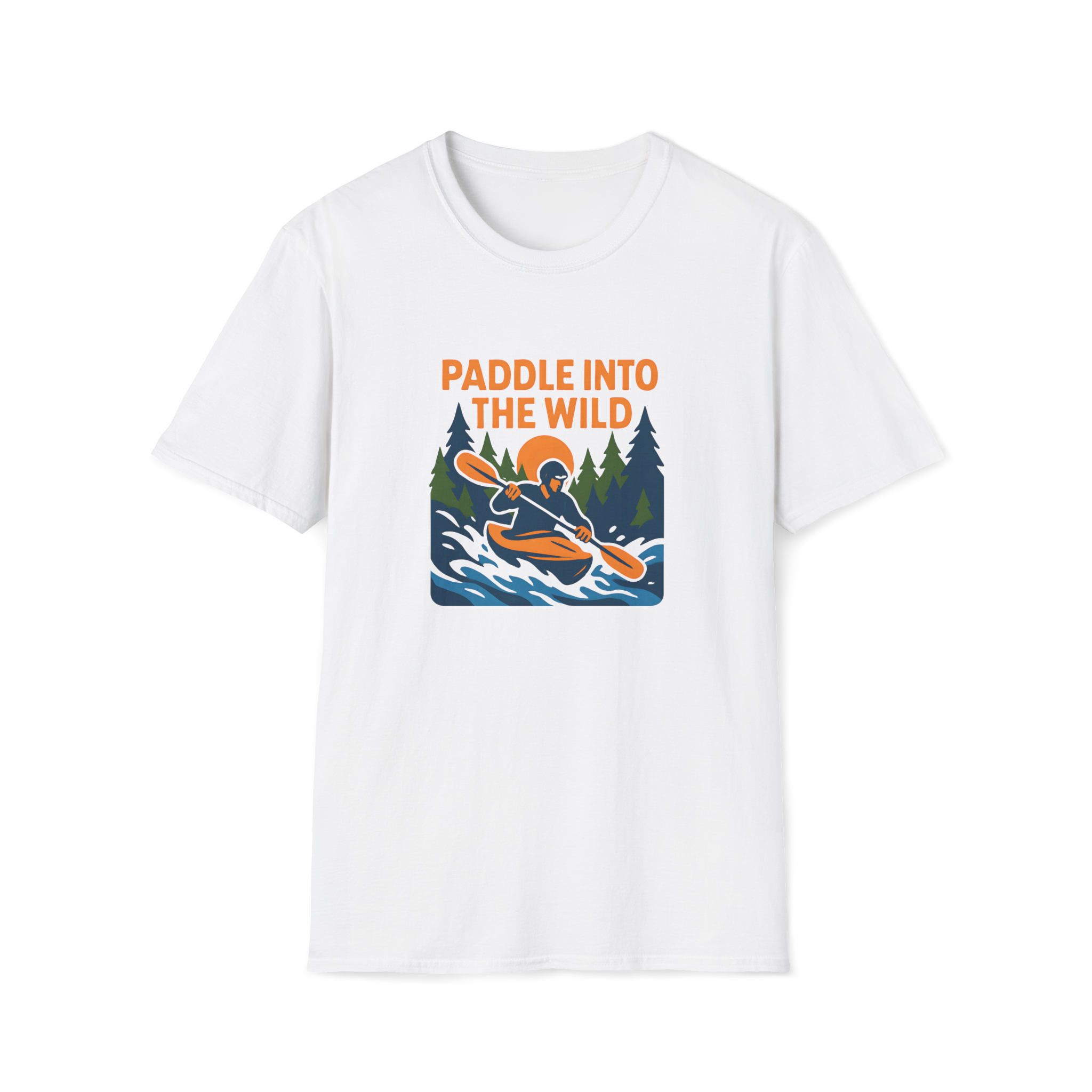 Paddle Into The Wild Kayak T‑Shirt — Outdoor Adventure