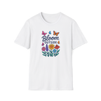 Bloom Outside T-Shirt — Floral Butterflies Spring Garden