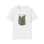 Breathe Deep Fern T-Shirt — Relaxing Botanical Graphic