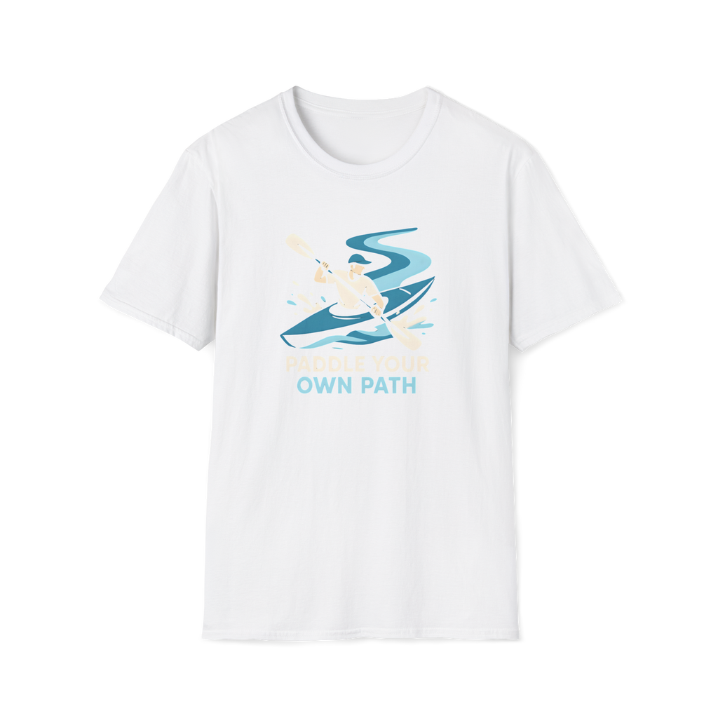 Kayak Illustration T-Shirt—"Own Path" Outdoor Adventure