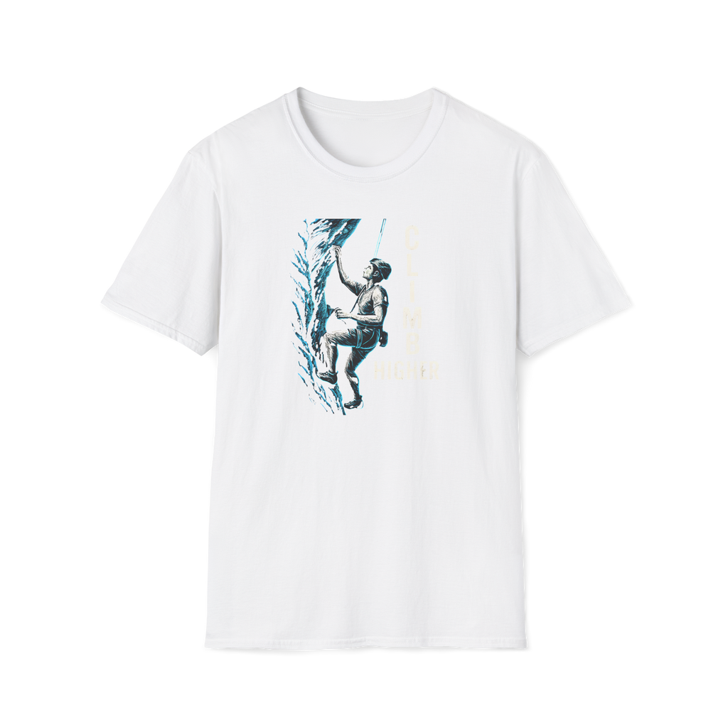 Rock Climber Graphic T-Shirt — Vintage Climbing Design