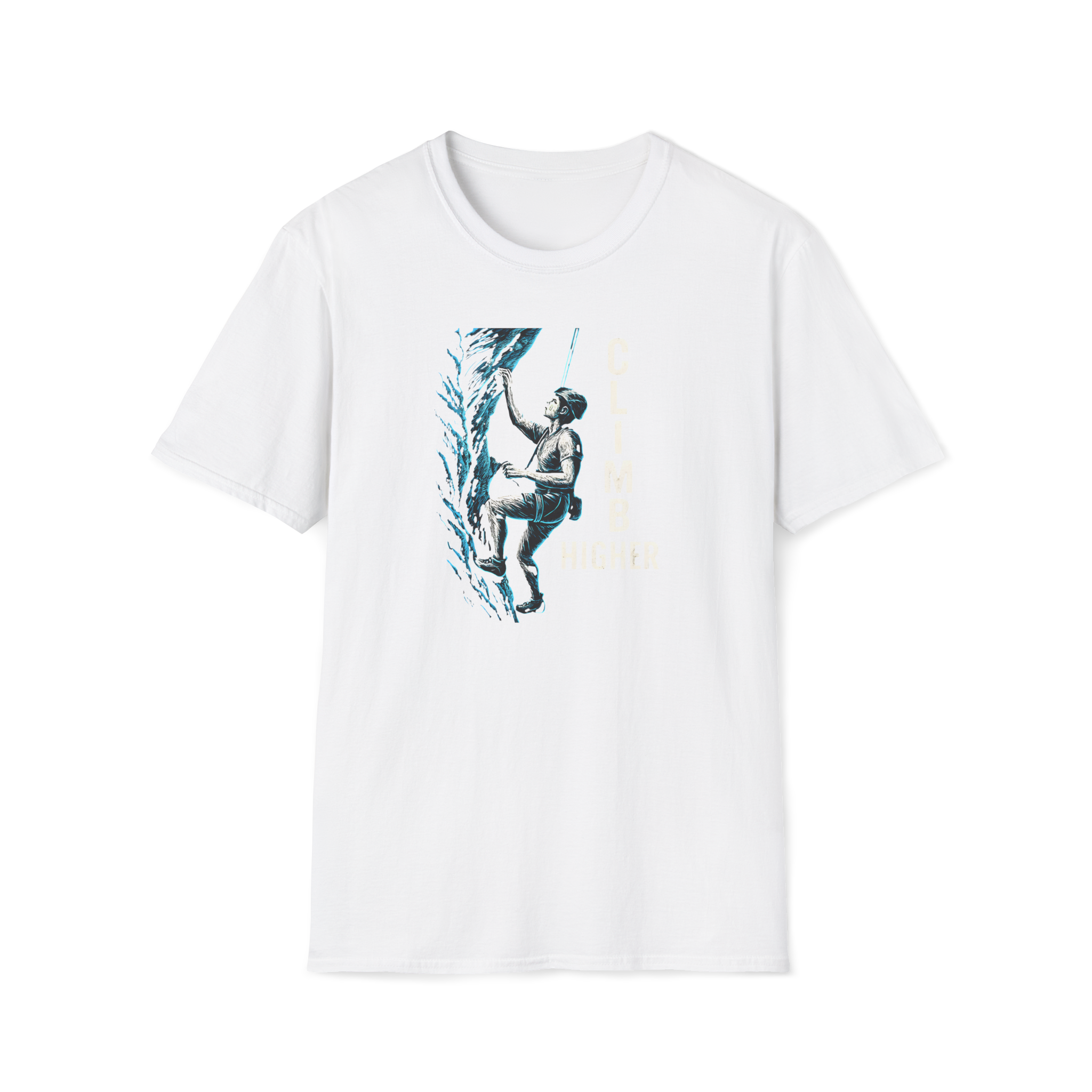 Rock Climber Graphic T-Shirt — Vintage Climbing Design