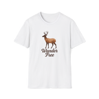 Wander Free Deer T-Shirt — Nature-Inspired Outdoor Graphic