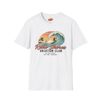 Retro Shores Vacation Club T-Shirt—Surfer Since Forever