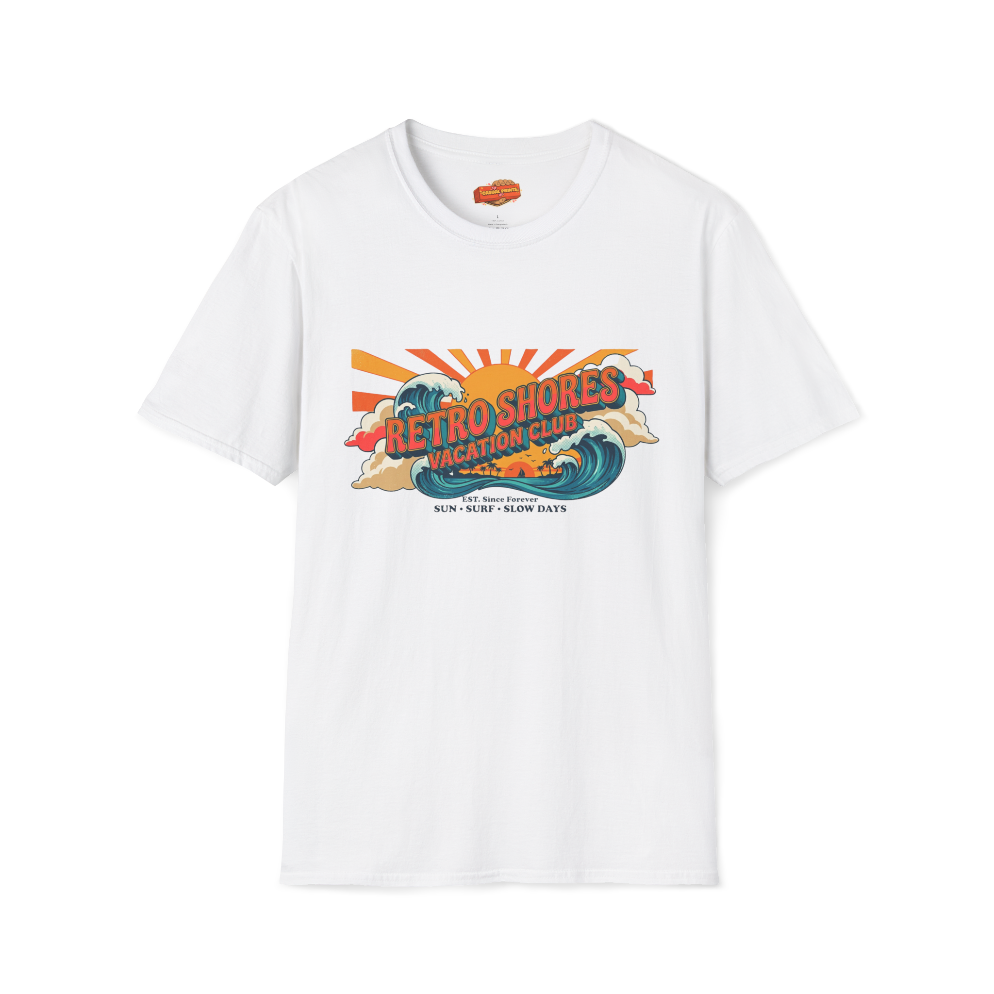 Retro Shores Vacation Club T-Shirt —Since Forever Wave