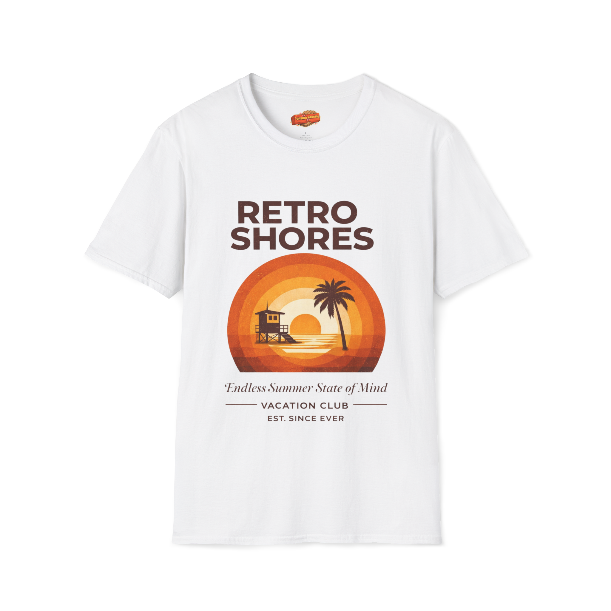 Retro Shores Vacation Club T-Shirt — Vintage Endless Summer