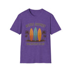 Retro Shores Vacation Club T-Shirt — Vintage Surfboard