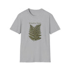 Breathe Deep Fern T-Shirt — Relaxing Botanical Graphic