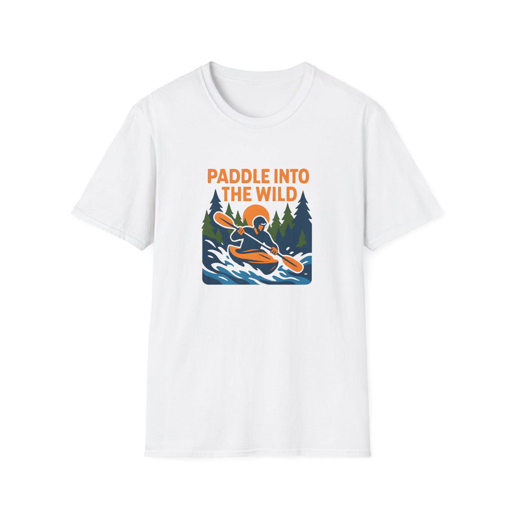 Paddle Into The Wild Kayak T‑Shirt — Outdoor Adventure