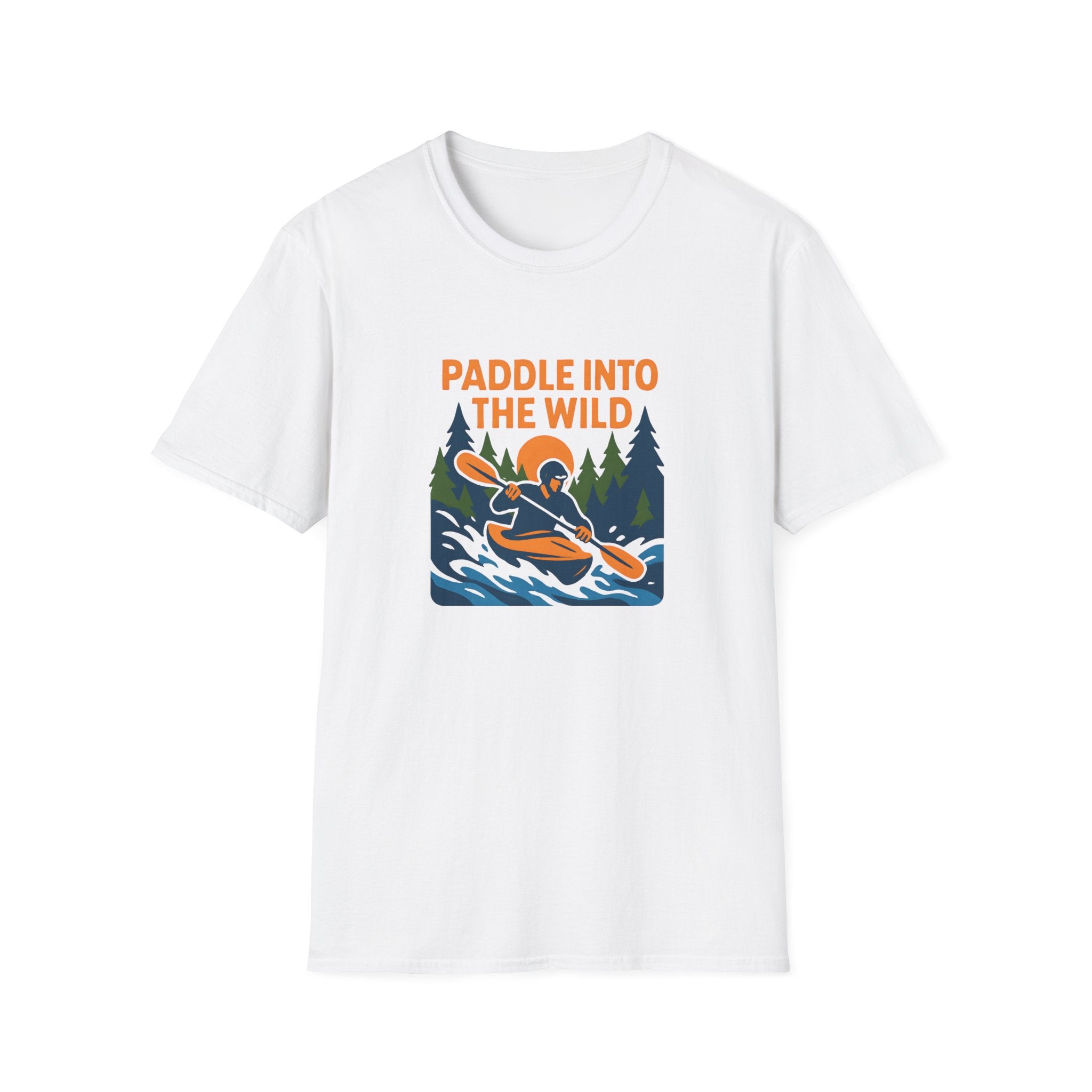 Paddle Into The Wild Kayak T‑Shirt — Outdoor Adventure