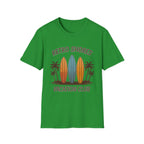 Retro Shores Vacation Club T-Shirt — Vintage Surfboard
