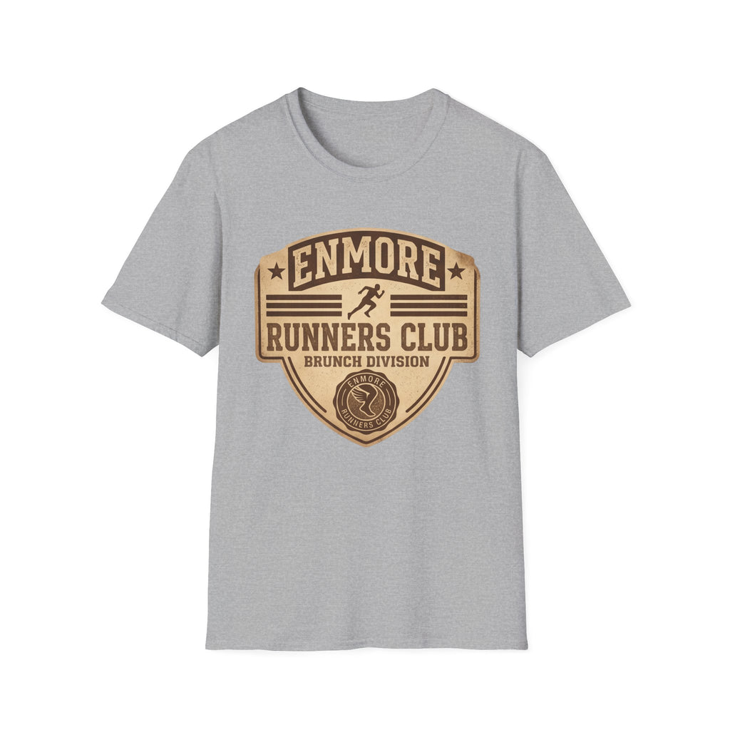 Enmore Runners Club T-Shirt — Vintage Brunch Division (Brown)
