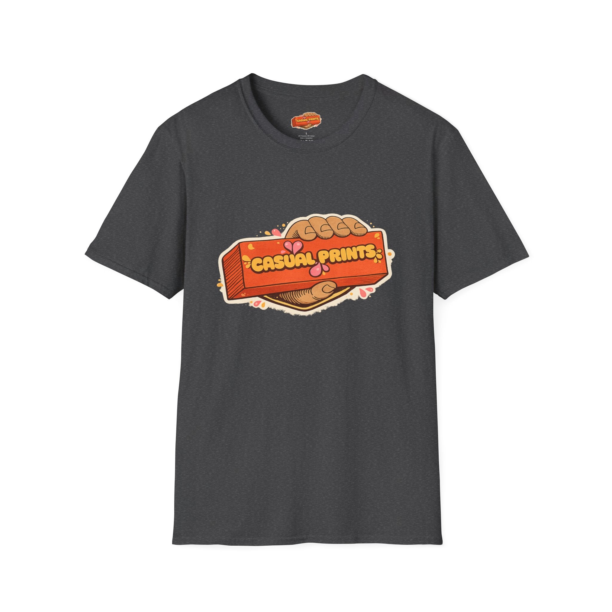 T-Shirt —Handheld 'Casual Prints' Logo Tee