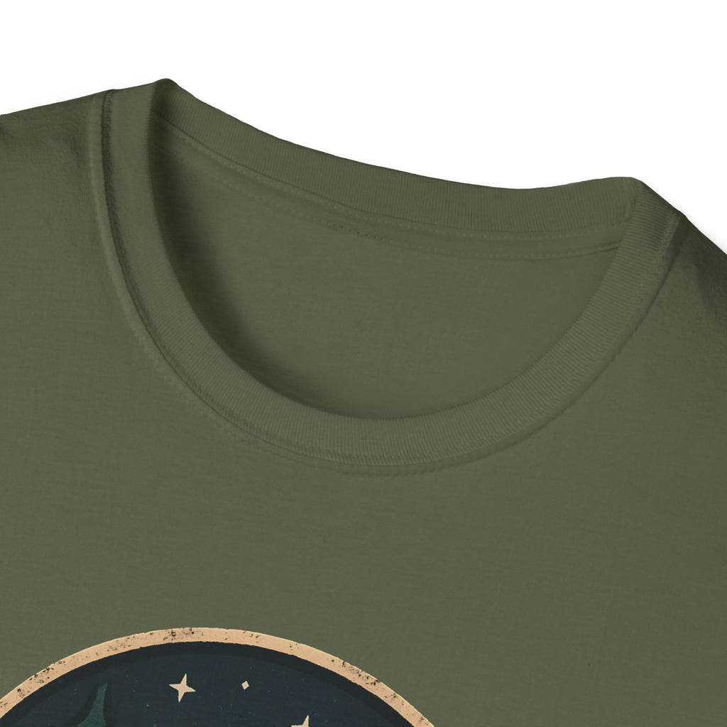 Campfire Night T-Shirt — Retro Forest Bonfire Graphic