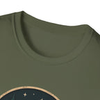 Campfire Night T-Shirt — Retro Forest Bonfire Graphic