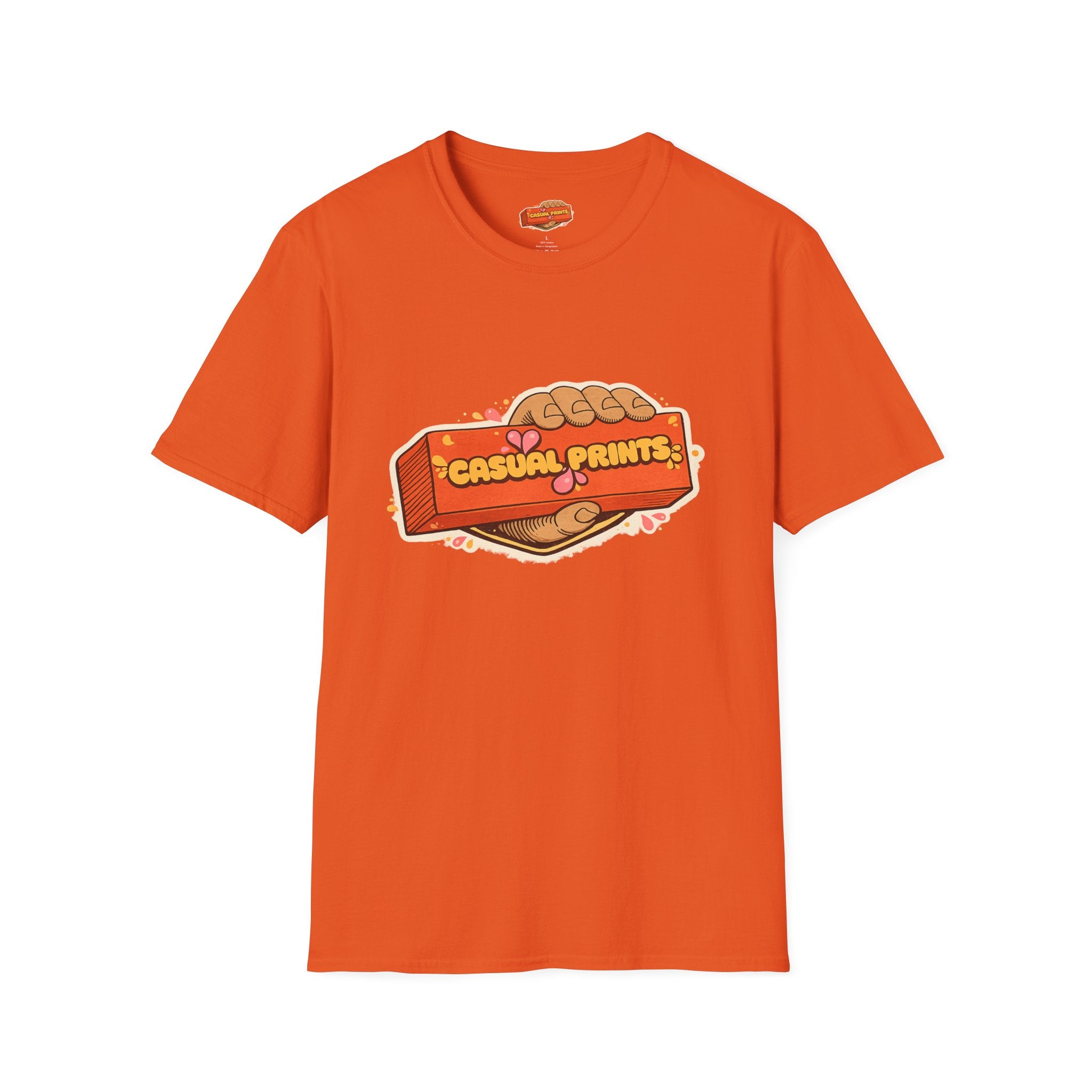 T-Shirt —Handheld 'Casual Prints' Logo Tee