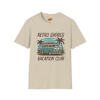 Retro Shores Vacation Club T-Shirt—Vintage Van Palm
