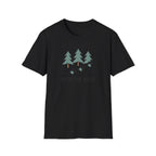 Into The Wild T-Shirt — Pine Trees & Paw Prints Outdoor