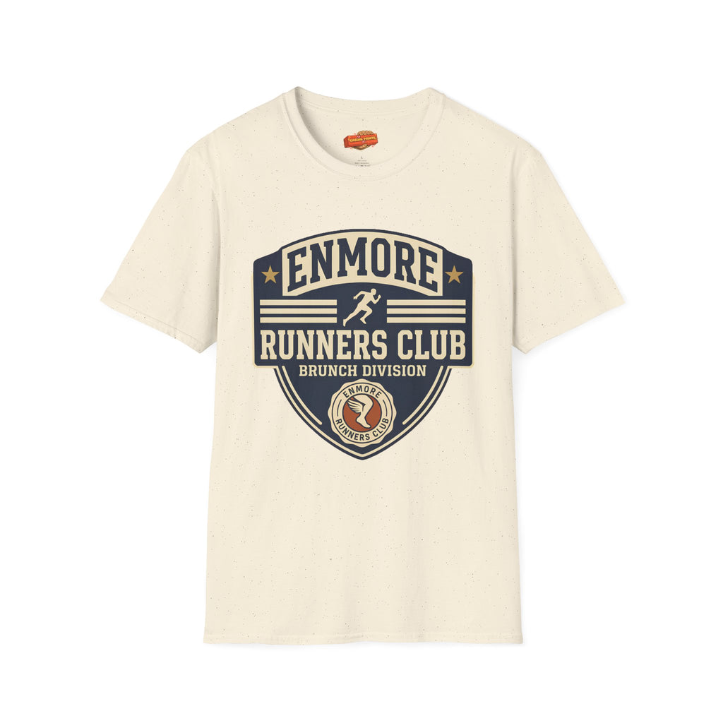 Enmore Runners Club T-Shirt — Vintage Brunch Division (Navy)