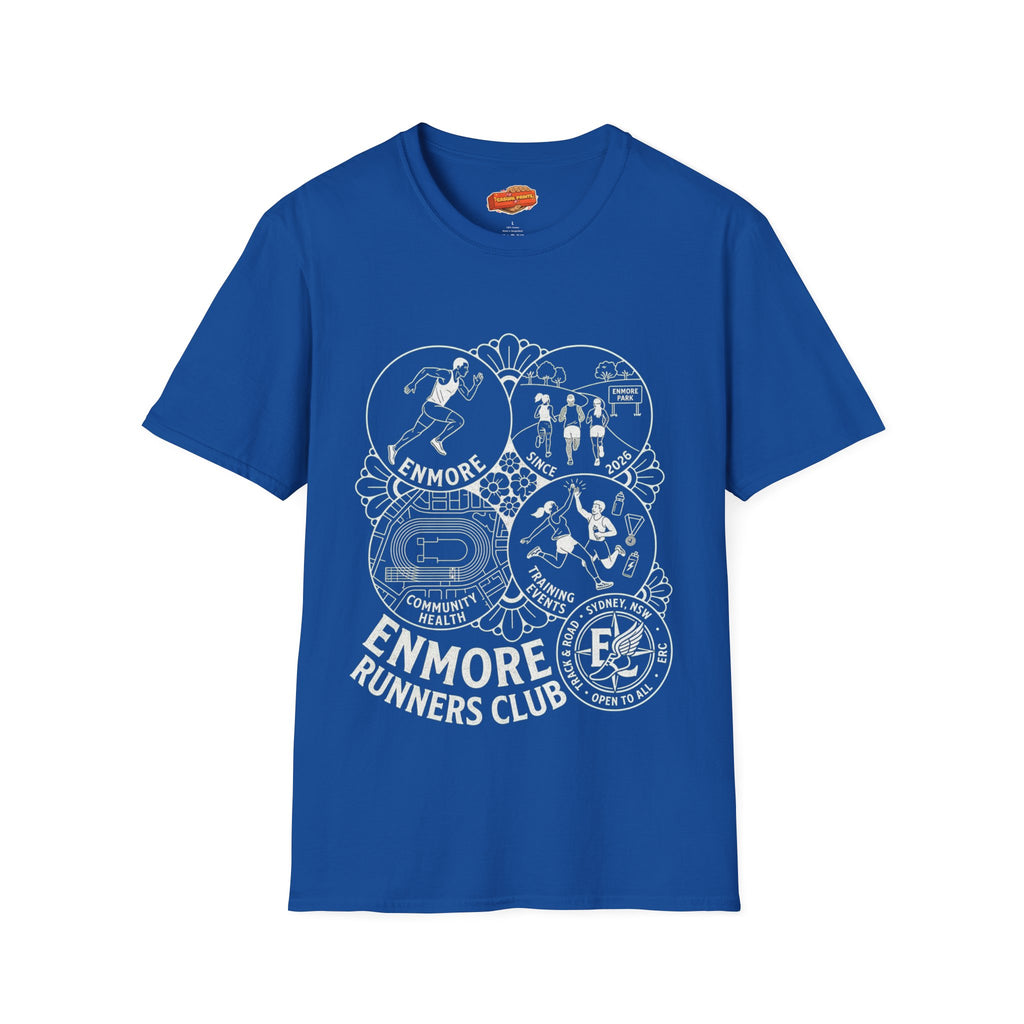 Enmore Runners Club T-Shirt —Vintage Race Graphic