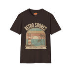 Retro Shores Vacation Club T-Shirt —Vintage Sunset Lighthouse