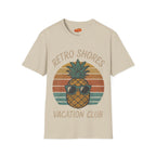 Retro Shores Vacation Club T-Shirt — Vintage Pineapple Beach