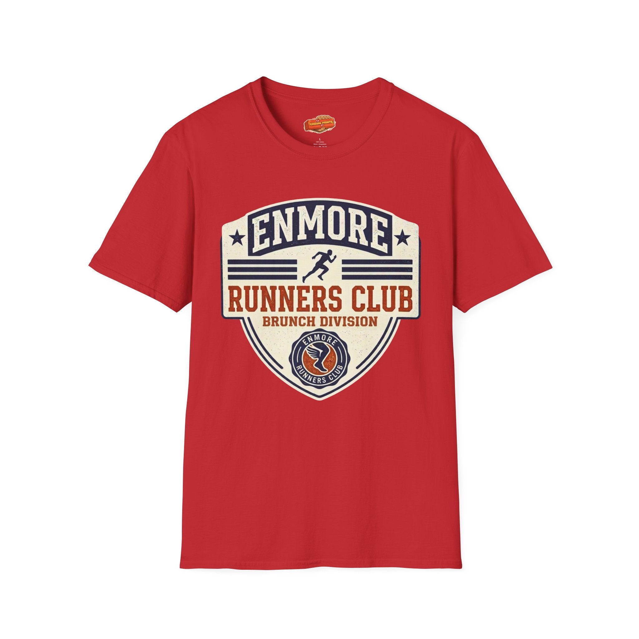 Enmore Runners Club T-Shirt — Vintage Brunch Club Cream