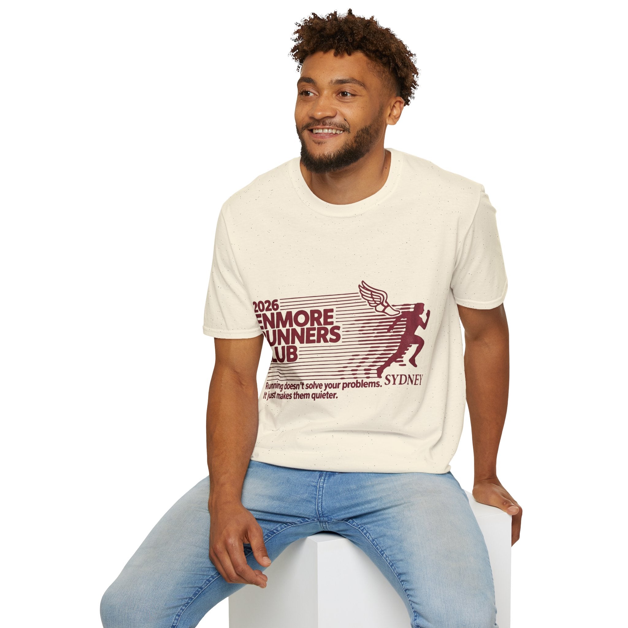 Enmore Runners Club T-Shirt — Winged Runner