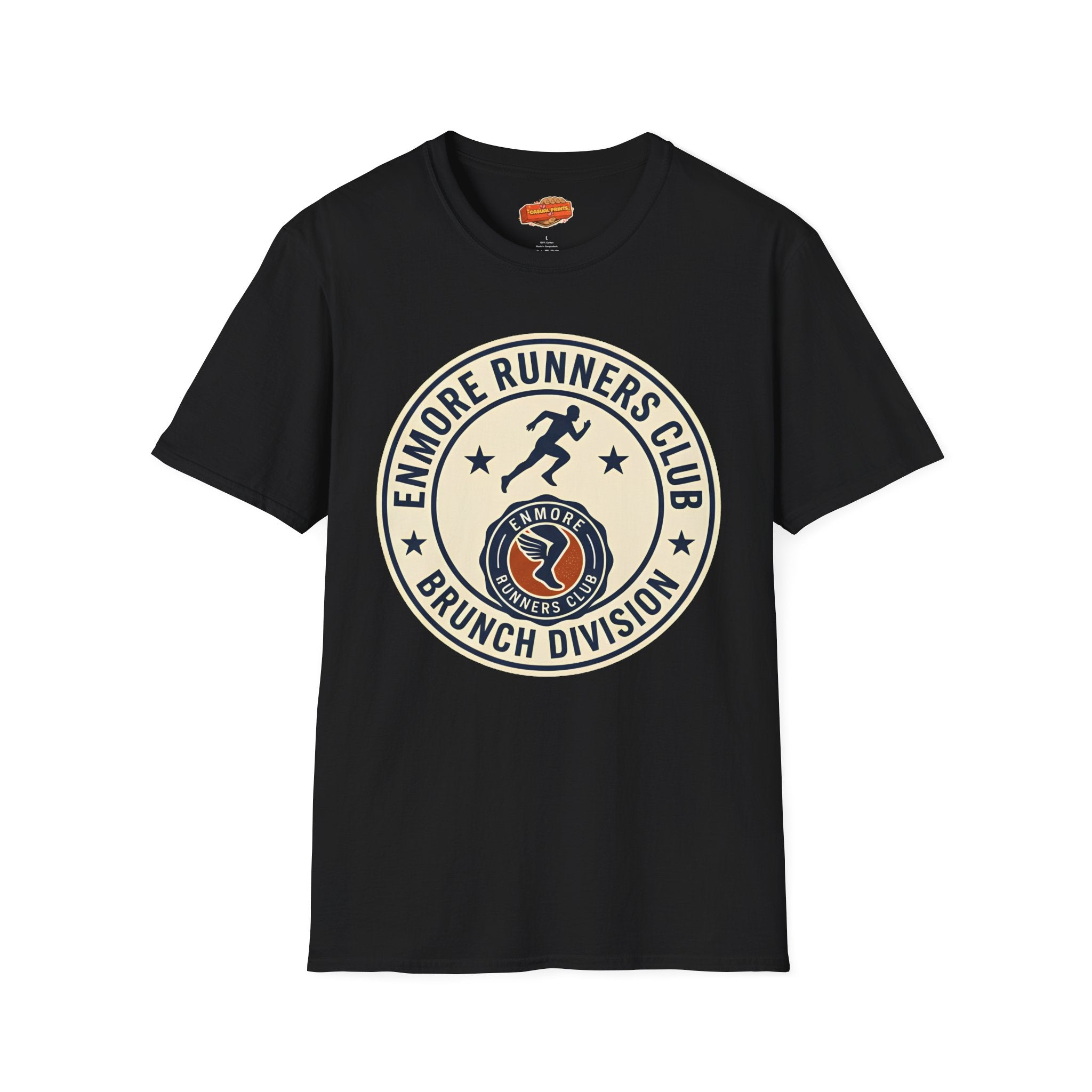Enmore Runners Club T-Shirt — Vintage Brunch Division Logo
