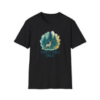 Forest Vibes Only T-Shirt — Watercolour Deer & Pine Trees