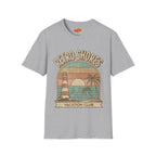 Retro Shores Vacation Club T-Shirt —Vintage Sunset Lighthouse