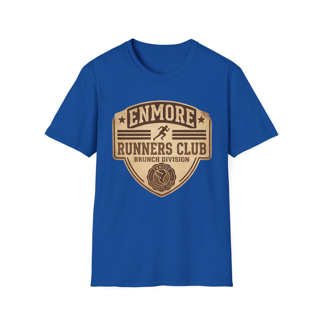 Enmore Runners Club T-Shirt — Vintage Brunch Division (Brown)