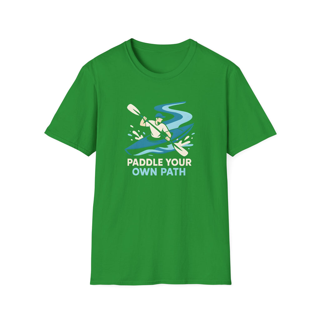 Kayak Illustration T-Shirt—"Own Path" Outdoor Adventure