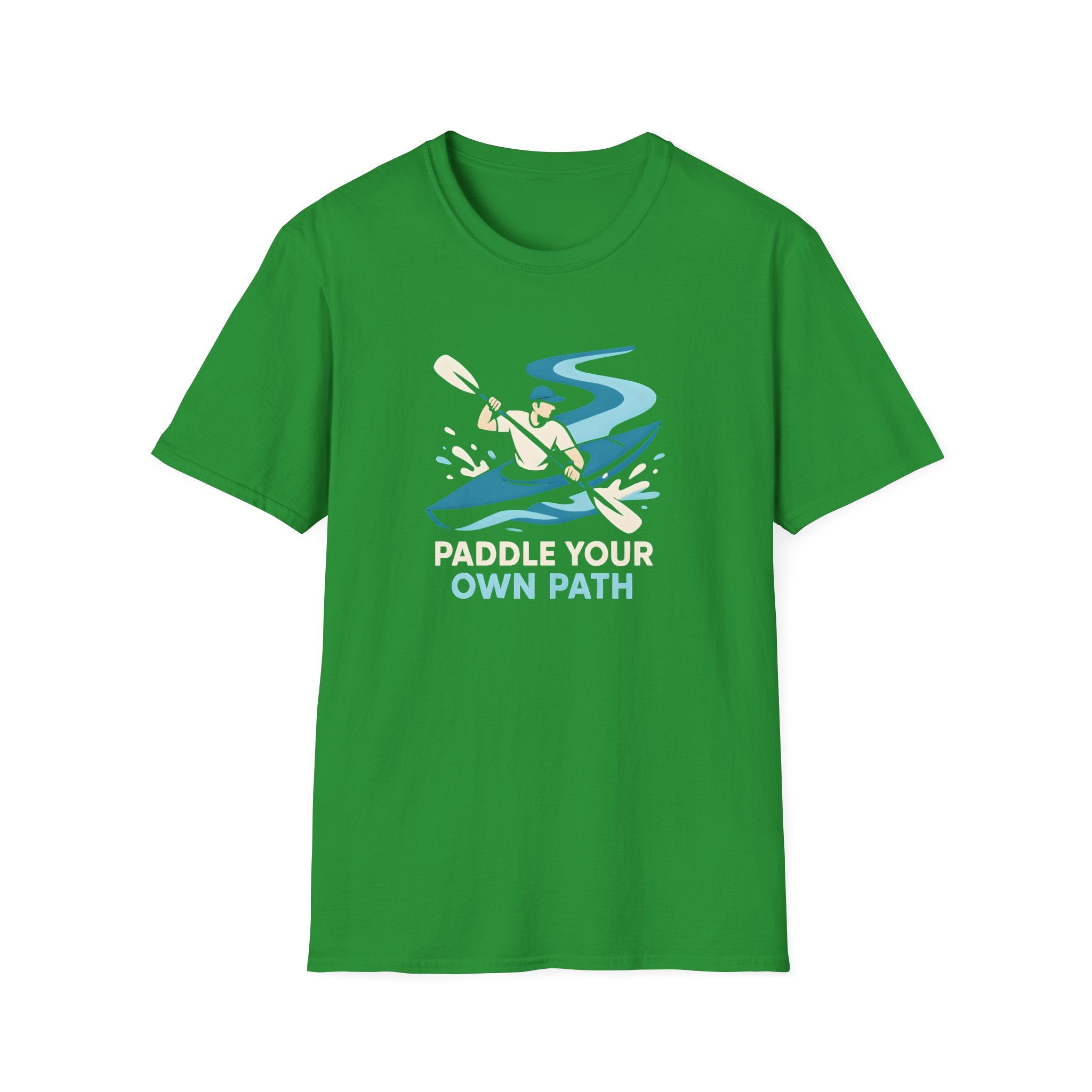 Kayak Illustration T-Shirt—"Own Path" Outdoor Adventure