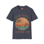 Retro Shores Vacation Club T-Shirt —Vintage Moonrise Palm